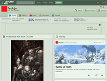 Tablet Screenshot of faroldjo.deviantart.com