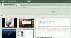 Desktop Screenshot of damned-soul91692.deviantart.com