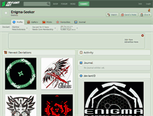 Tablet Screenshot of enigma-seeker.deviantart.com