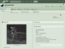 Tablet Screenshot of personal-look.deviantart.com