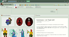 Desktop Screenshot of chestnutreaper12.deviantart.com