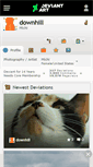Mobile Screenshot of downhill.deviantart.com