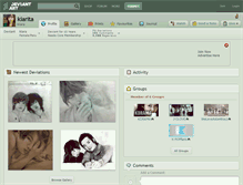 Tablet Screenshot of kiarita.deviantart.com