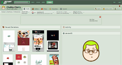 Desktop Screenshot of chubby-cherry.deviantart.com