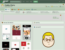 Tablet Screenshot of chubby-cherry.deviantart.com