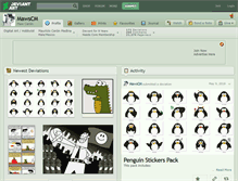 Tablet Screenshot of mawscm.deviantart.com