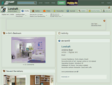Tablet Screenshot of lonshaft.deviantart.com
