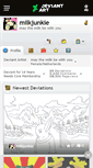 Mobile Screenshot of milkjunkie.deviantart.com