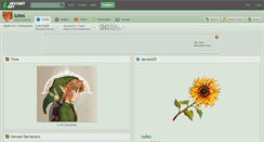 Desktop Screenshot of lulles.deviantart.com