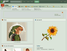 Tablet Screenshot of lulles.deviantart.com