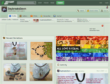 Tablet Screenshot of daybreaksdawn.deviantart.com