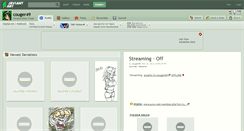 Desktop Screenshot of couger49.deviantart.com