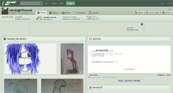 Desktop Screenshot of narutogirlforever.deviantart.com