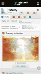Mobile Screenshot of fatality.deviantart.com