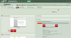 Desktop Screenshot of cynderbark.deviantart.com