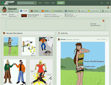 Tablet Screenshot of goncen.deviantart.com