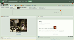 Desktop Screenshot of d-d-lin.deviantart.com