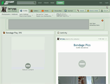 Tablet Screenshot of larryqq.deviantart.com