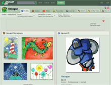 Tablet Screenshot of hanogan.deviantart.com