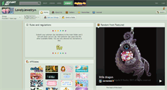 Desktop Screenshot of lovelyjewelry.deviantart.com