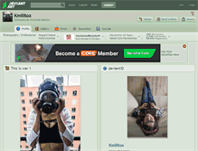 Tablet Screenshot of kmilitox.deviantart.com