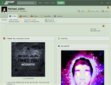 Tablet Screenshot of michael-julien.deviantart.com