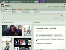 Tablet Screenshot of mirazie.deviantart.com