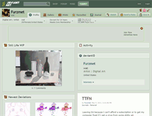 Tablet Screenshot of furzmet.deviantart.com