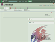 Tablet Screenshot of finalfantasyda.deviantart.com