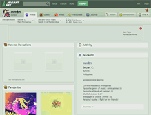 Tablet Screenshot of mmbn.deviantart.com