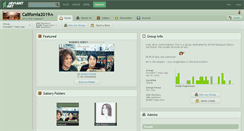 Desktop Screenshot of california2019.deviantart.com