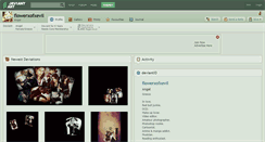 Desktop Screenshot of flowerxofxevil.deviantart.com