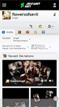 Mobile Screenshot of flowerxofxevil.deviantart.com