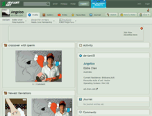 Tablet Screenshot of angeloo.deviantart.com