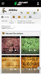 Mobile Screenshot of aidoku.deviantart.com