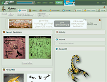 Tablet Screenshot of aidoku.deviantart.com