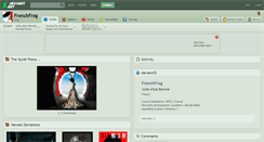 Desktop Screenshot of frenchfrog.deviantart.com