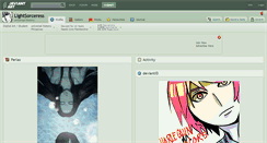 Desktop Screenshot of lightsorceress.deviantart.com