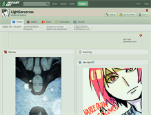 Tablet Screenshot of lightsorceress.deviantart.com