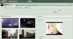 Desktop Screenshot of manes117.deviantart.com