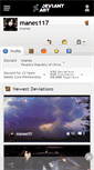 Mobile Screenshot of manes117.deviantart.com