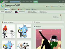 Tablet Screenshot of chuggaaconroyfan227.deviantart.com