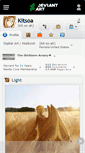Mobile Screenshot of kitsoa.deviantart.com