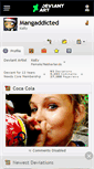 Mobile Screenshot of mangaddicted.deviantart.com