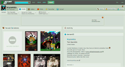 Desktop Screenshot of krycomics.deviantart.com