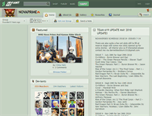 Tablet Screenshot of novaprime.deviantart.com