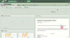 Desktop Screenshot of nightsfangirl.deviantart.com