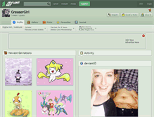 Tablet Screenshot of greasergirl.deviantart.com