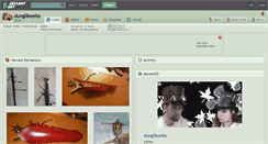 Desktop Screenshot of dung0beetle.deviantart.com