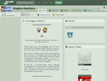 Tablet Screenshot of kingdom-heartists.deviantart.com